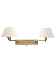 Finley Double Swing-Arm Wall Lamp